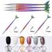 3pcs Mermaid Nail Art Brush Pens - UV Painting Fish Tail Detailer Thin Liner & Dotting Tool for Creative Nail Designs - Buy Online on GoSupps.com