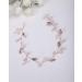 Chargances Boho Pearl Headband for Women and Girls Vintage Wedding Bridal Hair Piece Jewelry for Brides Hair Accessories (Rose Gold) - Buy Online on GoSupps.com