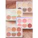 Highlight Brightening Makeup disk - highlight blush eye shadow nose Shadow MATTE BRILLANT 6 colors multi-use flake contour Makeup disk (C01) - Buy Online on GoSupps.com