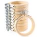 Caydo 10 Pieces 2.2 Inch Mini Embroidery Hoops Adjustable Bamboo Circle  Cross Stitch Hoop Ring for Embroidery  Art Craft Handy Sewing  and Christmas Decoration
