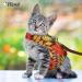 Escape Proof Cat Harness and Leash Set - Air Mesh Vest for Small Dogs - Reflective Gold S - Buy Online on GoSupps.com