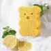 Baby Sponge for Bathing - Soft Baby Body Wash Scrubber Wood Pulp Sponge - Cute Shower Brush Dead Skin Remover Bath Rub Shower Sponge Bath Supplies for Deep Cleansing Orange - Buy Online on GoSupps.com