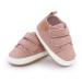 MK MATT KEELY Baby Girl First Walking Shoes Anti-Slip Soft PU Leather Sneakers for Infant Toddler 3-6 Months Pink Style2