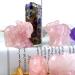 Rose Quartz Crystal Elephant Stone 1.5 inch - Reiki Healing Gift - Buy Online on GoSupps.com
