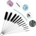 Libcflcc Corner Cleaner & 12-Part Straw Brush Set - Easy to Use Perfect for Beak Cups Water Bottles & Reusable Items - International Shipping Available - Buy Online on GoSupps.com