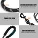 DOKI 5.3FT Black Dog Lead | Soft Padded Handle | Highly Reflective Leash for Small, Medium, and Large Dogs - Buy Online on GoSupps.com