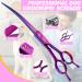 Jason Profi Curved Dog Scissors - 7.5 Japanese Stainless Steel Pet Fur Care Scissors (Purple) for Professional Grooming - Buy Online on GoSupps.com