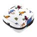 Menstrual Pad Bag with Zipper Ladies Napkin Pouch Tampons Collection Bag for Women and Girls (Wild Birds)