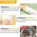 Reusable Lint Roller for Pet Hair - 2 Pack | Effective Animal Hair Remover for Cats & Dogs | Ideal for Carpet & Sofa - Buy Online on GoSupps.com