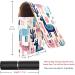 Buy Adorable Cartoon Alpaca Leather Lipstick Case Mini Lip Gloss Organizer with Mirror | International Shipping Available - Buy Online on GoSupps.com