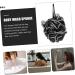 Buy 4pcs Black Bath Balls | Wear-Resistant Loofah Sponge | Portable Bath Accessories for Shower & Spa - Buy Online on GoSupps.com