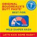 Boudreaux's Butt Paste Original Diaper Rash Cream 4 oz Tube - Baby Ointment - Buy Online on GoSupps.com