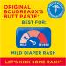 Boudreaux's Butt Paste Original Diaper Rash Cream  Ointment for Baby  2 oz Tube 2 Ounce (Pack of 1) Without Applicator - Buy Online on GoSupps.com
