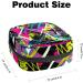 Abstract Geometric Period Bag - Sanitary Napkin Storage & Travel Makeup Pouch - Buy Online on GoSupps.com