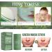 Green tea stick Natural Purifying Clay Masque Blackhead Remover with Green Tea Extract Skin Face Moisturizer for all skin types facial care products Qihuyi - Buy Online on GoSupps.com