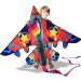 HONBO 58 Fighter Plane Kite for Kids & Adults | Easy-to-Fly with Reel & 200ft String | Beginner Kite for Beach Trip - Buy Online on GoSupps.com
