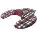 Neck Horns HWS - Thermal Pillow for Neck Shoulders & Back | Flanel Caro Red | Linseed Heat Therapy - Buy Online on GoSupps.com