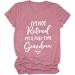 I'm Not Retired, I'm a Full-time Grandma T-Shirt - Funny Mothers Gift - Wine, XL - Buy Online on GoSupps.com