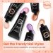 Phoenixy Poly Nail Gel Kit - 8 Colors 15ml Poly Extension Gel Set with UV/LED Lamp, Glossy Matte Top Coat, Builder Gel - 29 Piece Gift Kit for Women - Buy Online on GoSupps.com
