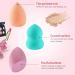 18 Pcs Makeup Sponge Set with Egg Sponge Holder Stand - Ideal for Liquid, Creams, and Powders - Flawless Beauty Sponge Foundation Blending - Random Color Stand - Buy Online on GoSupps.com