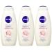NIVEA Bath Cream with Sparkle Diamonds & Calla White Fragrance 750ml - Pack of 3 - Buy Online on GoSupps.com