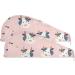 Cow Pink Hair Towel 2 Pack - Super Absorbent Quick Dry Hair Turbans for Women & Girls - Buy Online on GoSupps.com