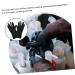 Vintorky Hair Shampoo Gloves - 3 Pairs Kitchen & Hair Dye Rubber Gloves | Reusable Black Gloves with Color Attachment - Buy Online on GoSupps.com