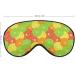 Citrus Slice of Lime Orange Sleep Mask for Women - Adjustable Eye Shades with Elastic Strap | Comfortable Sleep & Travel Accessory - Buy Online on GoSupps.com