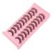 Baluue 10 Pairs False Eyelashes Eyelash Fluffy Eyelashes Extensions Lash Extensions Lashes Full False Eyelashes False Eyelashes Makeup False Eyelashes Imitation