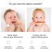 Silicone Teething Tubes - Safe Sensory Toy for Toddlers (Orange) | Includes Washing Brush - Buy Online on GoSupps.com