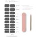 Fairy Nail UV Gel Foils - Self-Adhesive Blue Nail Wraps | 20 Half-Cured Nail Polish Strips for Easy Application | International Shipping - Buy Online on GoSupps.com