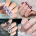 Buy 2-Piece Nail Art Stamper Set | Silicone Transparent Soft Stamp for French Nails | DIY Manicure & Nail Stamping Tools - Buy Online on GoSupps.com