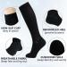 Buy MD Compression Socks (15-20mmHg) for Men & Women - Knee High Cushioned Support for Running Travel Medical Use Edema & Varicose Veins - 6 Pairs (3 Black 3 White - Buy Online on GoSupps.com