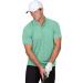 Three Sixty Six Men's Collarless Golf Shirt - Dry Fit Short Sleeve Polo in Small Mint - Buy Online on GoSupps.com