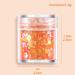 GABOX Sunset Orange Cosmetic Glitter Set 8 Jars Holographic Chunky Glitter Iridescent Sequin Flakes for Nail Body Face & Crafting - Buy Online on GoSupps.com