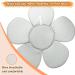 Vocheer Flower Baby Bath Support Pad - Grey | Infant Bathtub Mat for Newborn Comfort - Buy Online on GoSupps.com