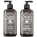 Viking Revolution Beard Wash & Conditioner Set - Argan & Jojoba Oils, Softens, Smooths, Strengthens Beard Growth - Natural Peppermint & Eucalyptus Scent - 17oz Beard Shampoo with Oil - Buy Online on GoSupps.com