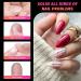 Ranrose Short Almond Nail Tips - 600PCS Clear Half Cover Soft Gel - 12 Sizes for Acrylic Nails - Professional Quality Fake Nails for Salon & Home DIY Manicure - Buy Online on GoSupps.com