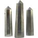 Pyrite Crystal Tower 2-3 Inch - Natural Healing Point Obelisk for Reiki Grid - 1 Pc - Buy Online on GoSupps.com
