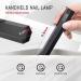 Portable Metal Mini UV Nail Lamp - Fast Curing LED Dryer for Gel Nails - USB Nail Light for DIY Home Manicure (Black - Buy Online on GoSupps.com