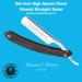 Premium Shave-Ready Straight Razor Kit - German Steel Blade & Wenge Wood Handle - Leather Strop Included for Precision Shaving - Buy Online on GoSupps.com