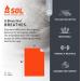 SOL 70% Reflective Escape Bivvy - Orange | Outdoor Survival Gear - Buy Online on GoSupps.com