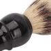Ankroyu Men's Shaving Brush - Portable Wooden Handle Curved Design Foam Barn Cleaning Tool - Perfect for Home Salon - Buy Online on GoSupps.com