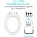 Vive Raised Toilet Seat Riser with Handles - Elderly & Handicap Grab Bar for Seniors - Easy Clean, Options for Elongated & Standard Bowls - Medical Hip Replacement Surgery Aid - Buy Online on GoSupps.com
