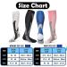 Compression Stockings & Socks for Men & Women - 4 Pairs EU 40-44 Multicoloured | FeifanShop - Buy Online on GoSupps.com