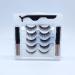 Mlen Diary Magnetic Eyelashes with Eyeliner Kit 3D Natural Look False Eyelashes with Applicator Waterproof Eyeliner Reusable Fake Lashes for Makeup Eyelashes Extension (5 Pack) - Buy Online on GoSupps.com