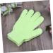 HAPINARY Exfoliate Glove Pair Exfoliating Bath Gloves Nylon Shower Gloves Body Scrub Exfoliator Bath Towel Take a Bath Exfoliating Mitts medium Green - Buy Online on GoSupps.com
