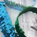 Sequin Headband 8 Pieces Elastic Sparkly Headband Adjustable Size Disco Headband Bling Sport Head Band Glitter Headband for Women (8 Color) - Buy Online on GoSupps.com