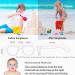 iNszkoos Flexible Polarized Baby Sunglasses with Strap | UV 400 Protection | Silicone Frame | Pink | 0-48 Months - Buy Online on GoSupps.com