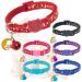 KOOLTAIL 6 Pack Glow in The Dark Cat Collar Breakaway with Bells - Cute Reflective Pet Collars for Kittens, Cats, and Puppies - Buy Online on GoSupps.com